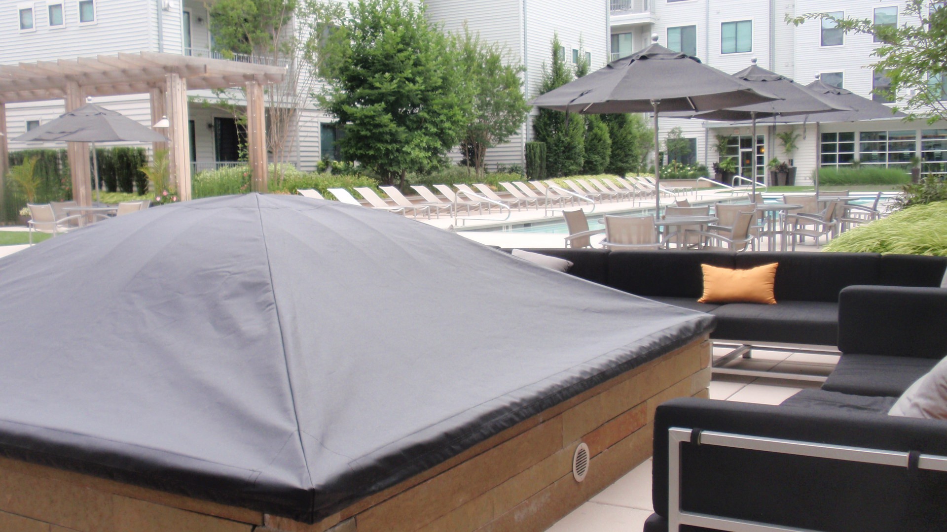 Fire Pit Covers built custom to fit various sizes of outdoor firepits & fireplaces.  A custom cover will help protect your outdoor fire pit from nature